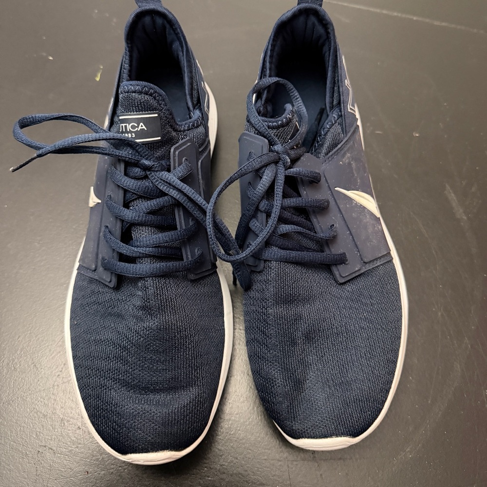 Nautica Men's Dark Blue Athletic Sneakers